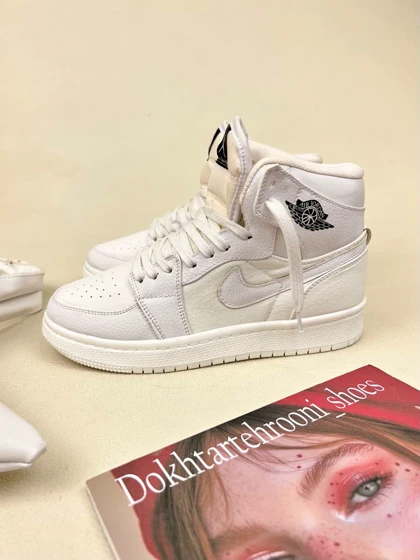 کتانی ونس ساق‌دار زنانه نایکی استایل جردن وان NIKE JORDAN 1 کد 912 دختر طهرونی