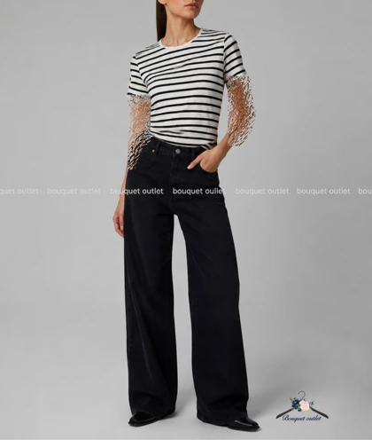 تیشرت راه راه کبریتی H&M