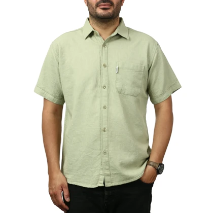 پیراهن آستین کوتاه بیسکوییتی سیزر مدل 15111797