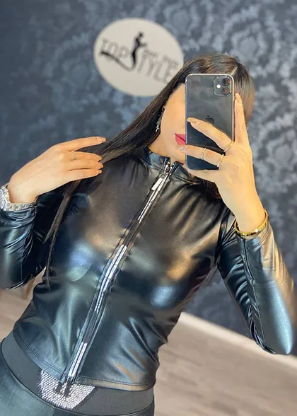 نیم‌تنه چرم کد : 7657