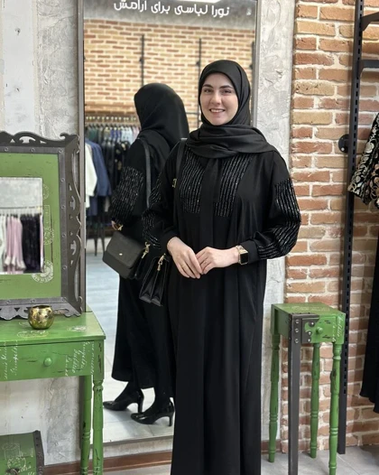 عبا سیما مشکی