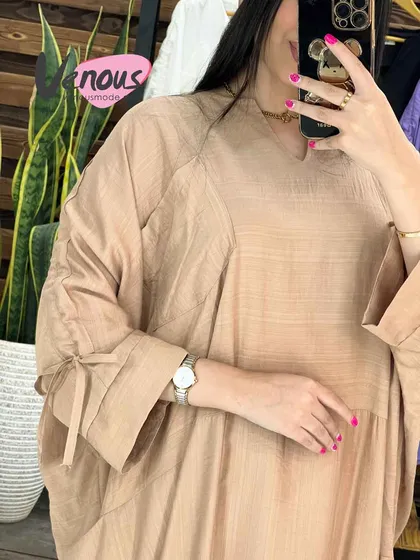 مانتو پیراهنی آستین گت