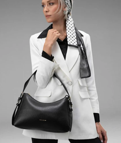 کیف دستی زنانه چرم مصنوعی دسته دار دیوید جونز DAVIDJONES