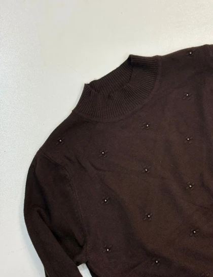 بلوز بافت گپ وارداتی مرواریدی 60