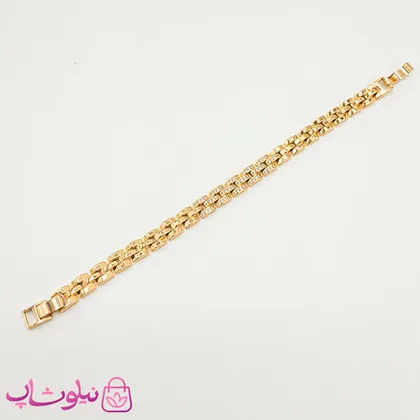 دستبند زنانه رولکس ژوپینگ نگین‌دار