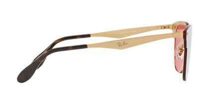 عینک آفتابی 3576N | عینک آفتابی 3576N Blaze Clubmaster Flat Lens Pink Mirror کد 68269