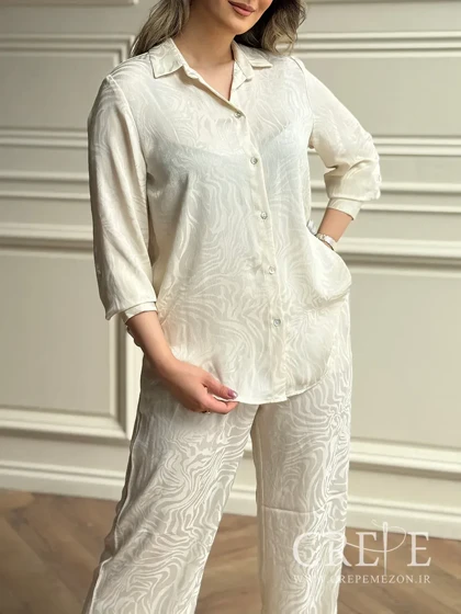 شومیز شلوار طرح زبرا