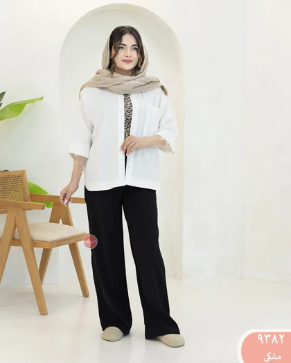 شلوار بگ سیلک 9382