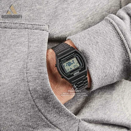 ساعت کاسیو نوستالژیک مشکی Casio B640WB-1A