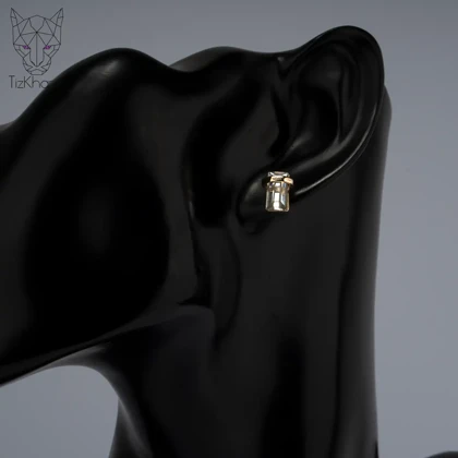 گوشواره دو حالته مدار مثلثی زحل استیل