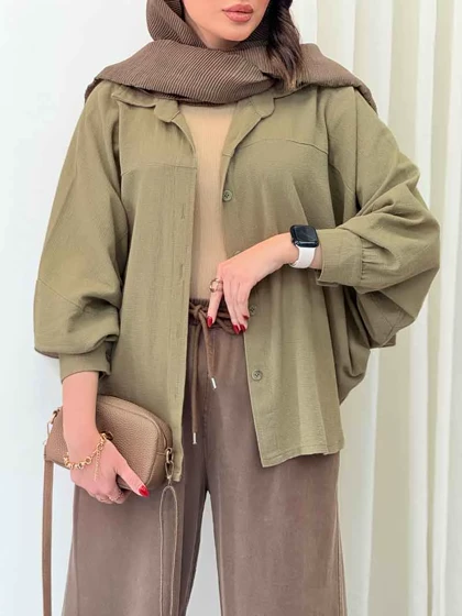 مانتو پانچ برش‌دار