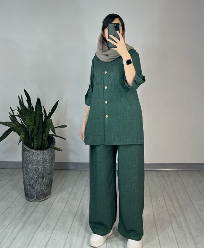 ست مانتو و شلوار آذر