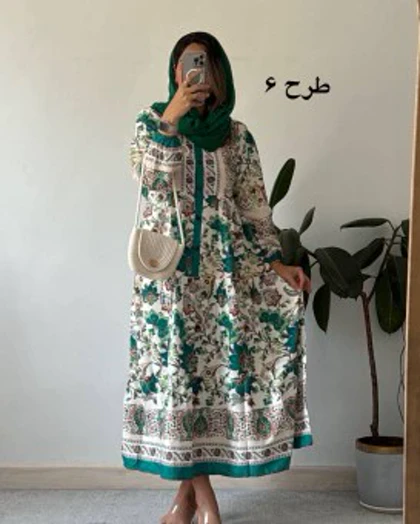 پیراهن ساحلی مزونی فرح