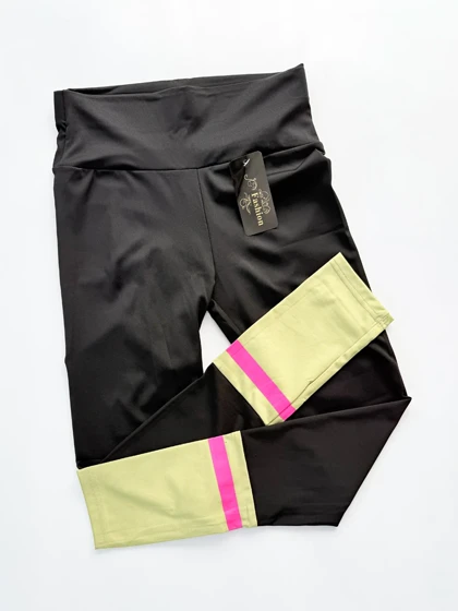 لگ ورزشی فلامنت خط‌دار رنگی