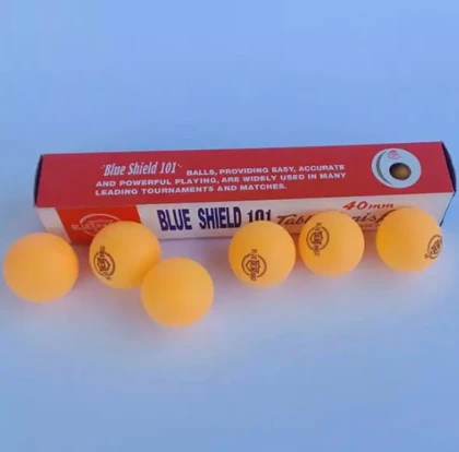 توپ پینگ پنگ بلو شیلد Blue Shield مدل 101 بسته 6 عددی
