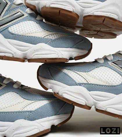 کفش کتانی مردانه آبی سفید NEW BALANCE 9060