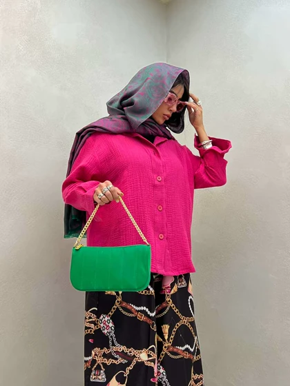 شومیز پنبه‌ای ساده