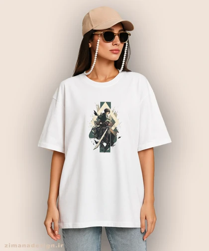 تیشرت لش مردانه و زنانه طرح اتک آن تایتان شخصیت ارن نیگر کد 928