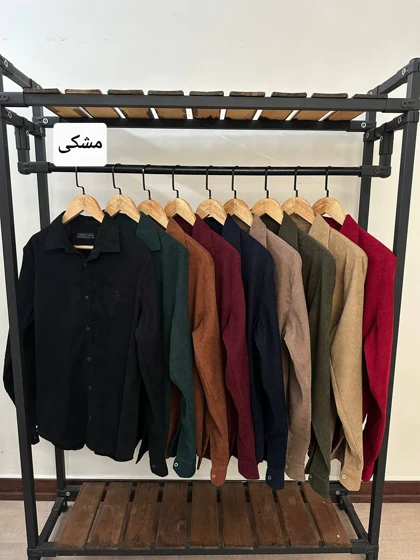 پیراهن مخمل کبریتی 2594