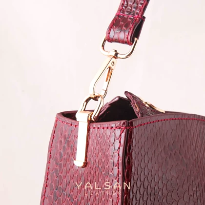 ست کیف و کفش زنانه چرم یلسان مدل گلوریا کد 910- ZHAKLIN-MRV