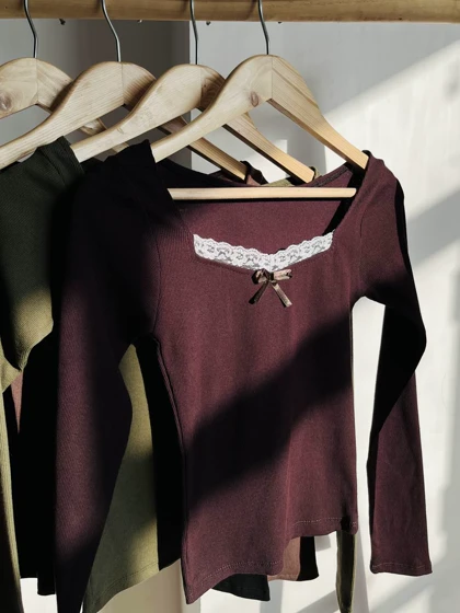 بلوز یقه گیپور