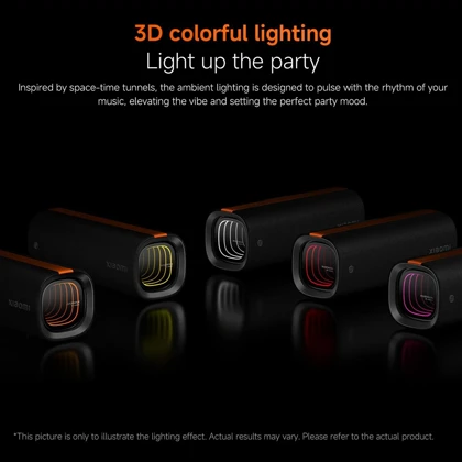 اسپیکر بلوتوثی شیائومی Xiaomi مدل MDZ-39-DB با نورپردازی 3D