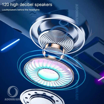 هالوژن 3 کاره با پنل خورشیدی