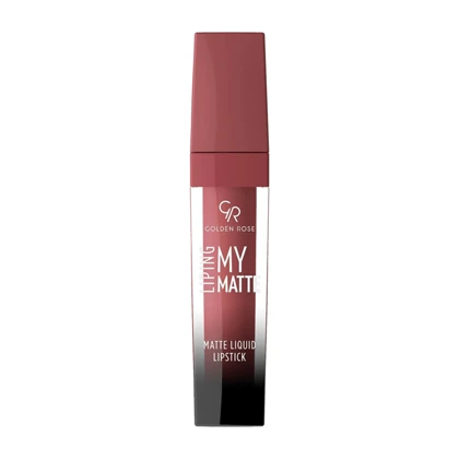 رژ لب مایع گلدن رز ,مدل Liping My Matte شماره 10 – 5 میلی‌لیتر