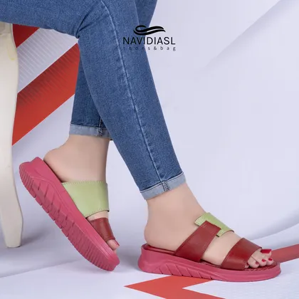 صندل زنانه چرم طبی