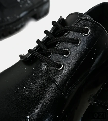 کفش مردانه لوفر مشکی BALENCIAGA مدل 6810