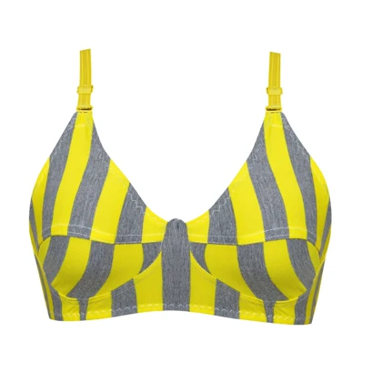 سوتین راه راه بدون فنر کد 103013