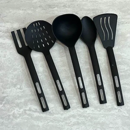 سرویس 5 پارچه کفگیر و ملاقه با انبر ایکیا IKEA