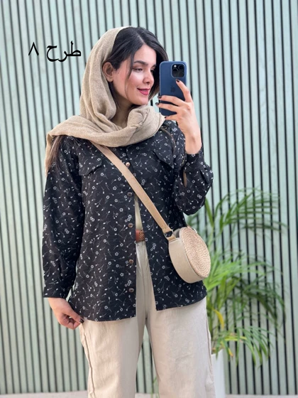 شومیز مانتویی گلشید