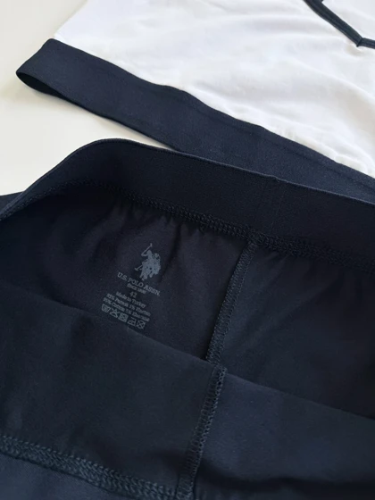 ست نیم‌تنه بدون کاپ و شورت نیم پا پولو U.S Polo Assn