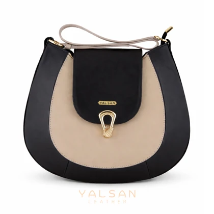 کیف دوشی زنانه چرم یلسان مدل آوید کد 218-GN