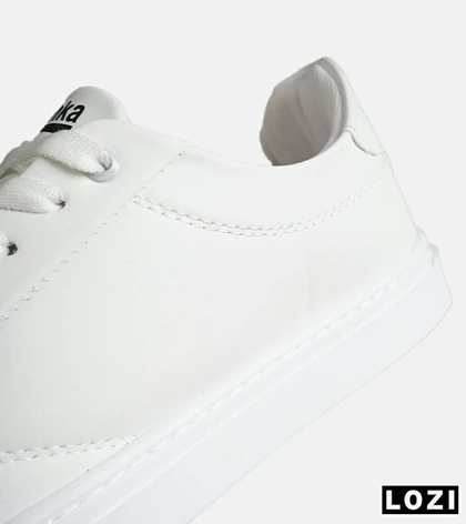 کفش کتانی کژوال بزرگ پا سفید BERSHKA مدل 8322