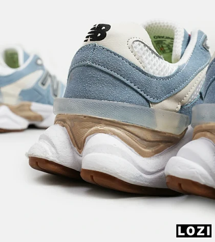 کفش کتانی مردانه آبی سفید NEW BALANCE 9060