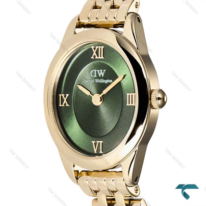 ساعت مچی دنیل ولینگتون Ophelia مینی زنانه طلایی سبز DW-7689-L