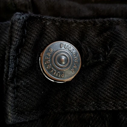 شلوار جین مردانه بگ استایل مشکی pull & bear کد 317 سایز 30