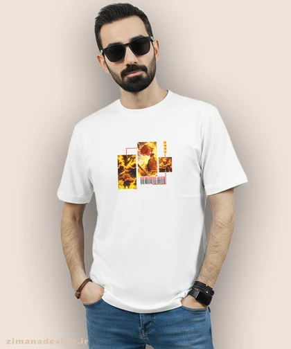 تیشرت مردانه و زنانه طرح شیطان کش شخصیت زنیتسو کد 962