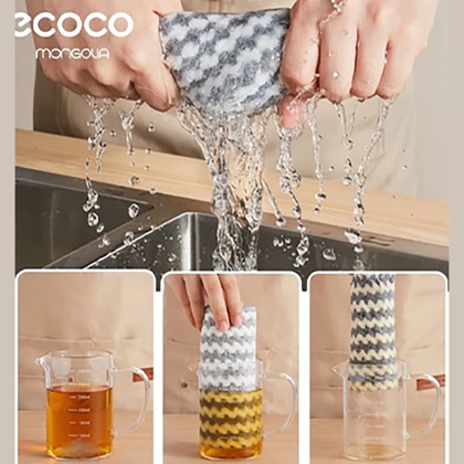 دستمال تنظیف با جذب آب بالا اکوکو ecoco مدل E2348 پک 3 عددی