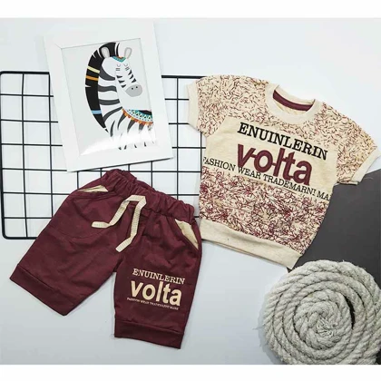 ست تیشرت شلوارک پسرانه VOLTA