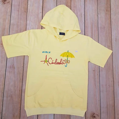 تیشرت کلاهدار با شلوار دخترانه بابونه