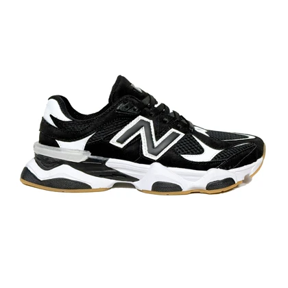 کتانی اسپرت مردانه مدل نیوبالانس 9060 Newbalance رنگ مشکی سفید کد 51417