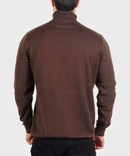 یقه اسکی مردانه ساده و بافت 0254