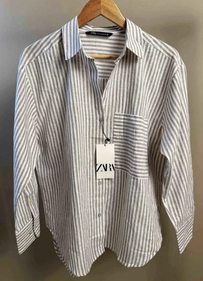 شومیز راه راه زارا