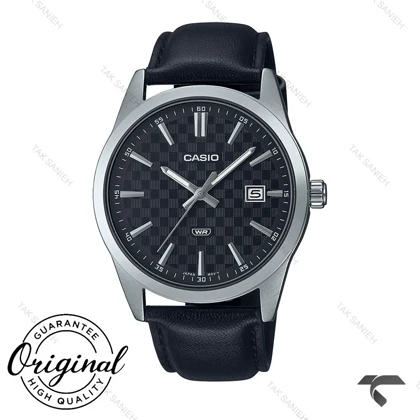 ساعت کاسیو MTP-VD03L-1AU مردانه بندچرم مشکی Casio-11428-G