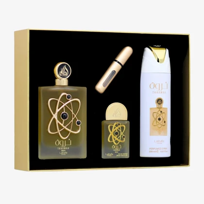 ست ادکلن زنانه لطافه ثروه گلد Lattafa Tharwah Gold Gift Set
