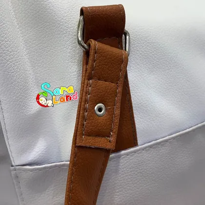 ساک لوازم نوزاد چرم عروسکی