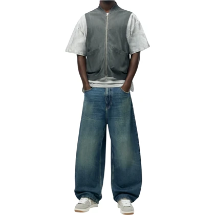شلوار جین بالون فیت یونیسکس pull & bear کد 350 سایز 28